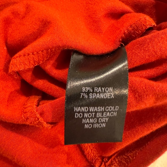 Lulus Red Fitted Short Sleeve Dress Size Medium | Made in US - Picture 4 of 5